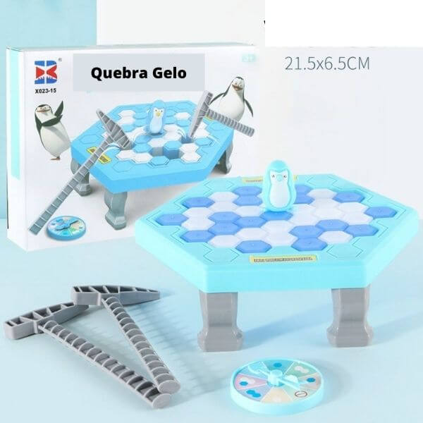 Jogo Quebra Gelo do Pinguim - Brinca Mundo Loja de Brinquedos